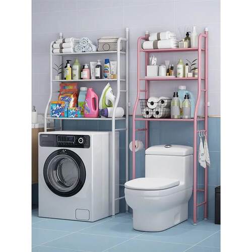 Bathroom Toilet Storage Rack Floor to Floor Toilet Rack Wash