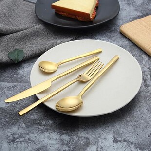 western tableware steak cutlery set knife fork spoon box set