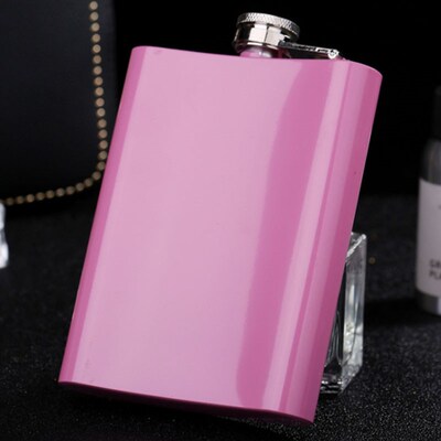 Hip Flask 8 Oz Stainless Steel Flask for Alcohol Pocket Bott