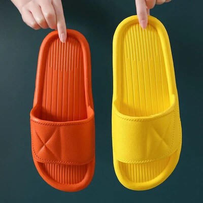 men women soft sandals bottom bathroom home indoor slippers