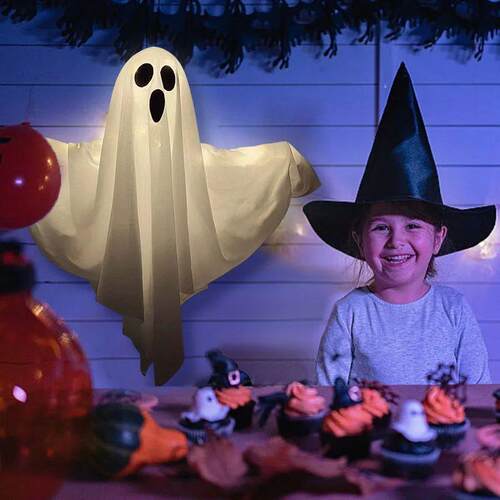 Halloween Party LED Glow Ghost Home Indoor Outdoor Decoratio
