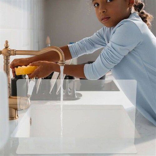 2 Pcs Splash Proof Anti-splash Baffle Water Trough Basin