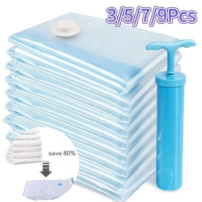 Vacuum Packet Vacuum Sealer Bags for Clothes Travel Compress