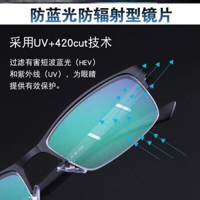 Blue Light Glasses Computer Reading Glasses for Women Men镜