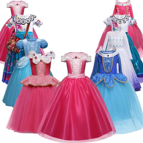 Encanto Girls Princess Dress Halloween Costume Birthday Part