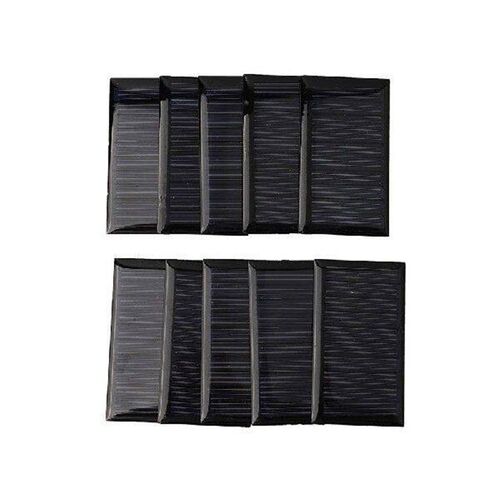 Lot Of 10Small Power Solar Cells Panel - 5V 30mA - 53X30mm