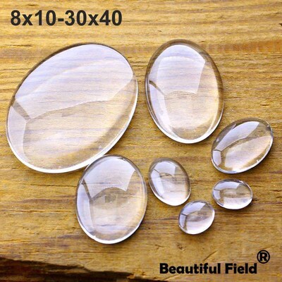 8x10mm 10x14mm 13x18mm 18x25mm 20x30mm 30x40mm Clear Oval Gl