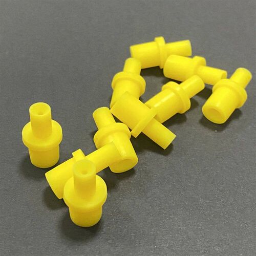 Yellow Syringe silicone soft pumping air hollow joint part r