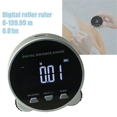 Electronic Tape Measure Distance Gauge Rechargeable