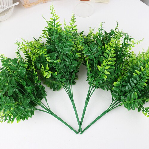 Artificial Flowers Plants Long Stem Plastic Persian Eucalypt