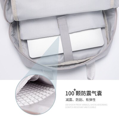 laptop backpack with usb school backpack bag for men women