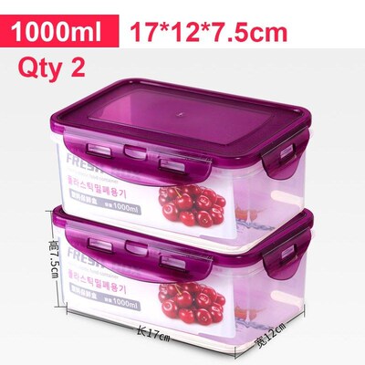 kitchen plastic food fruit storage box crisper container tan