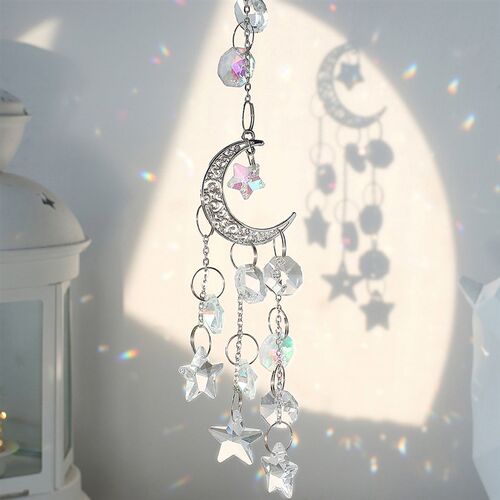 Crystal Wind Chimes Dream Catcher Stained Glass Sun Catcher