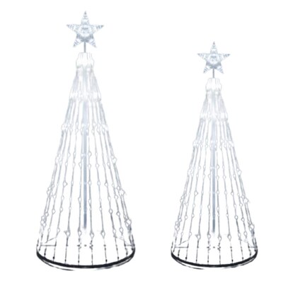 Animated Lightshow Cone Christmas Tree LED Yard Light LED