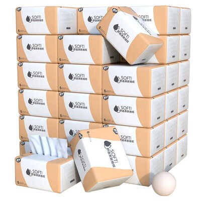 Paper-Drawing Wholesale Raw Wood Pulp Paper Towels 4-Layer 4