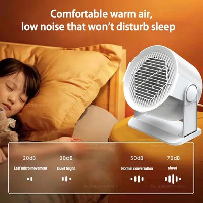 Portable Warm Air Blower Electric Foot Heater Small Space He