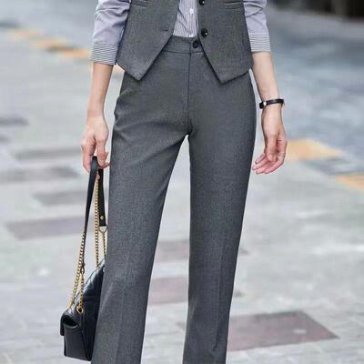 S-5XL Women Formal Pants for Office Lady Business Work 2023