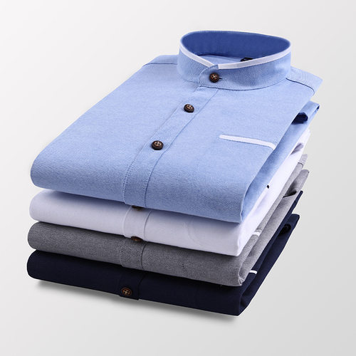 Quality Casual Button Men Shirt Long Sleeve Regular Fit Men