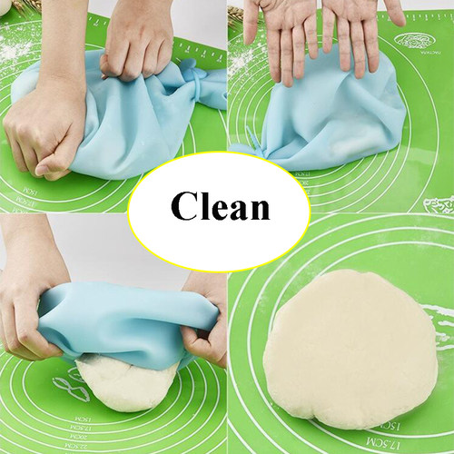 SILIKOLOVE 1.5KG Silicone Kneading Dough Bag Flour Mixer Bag