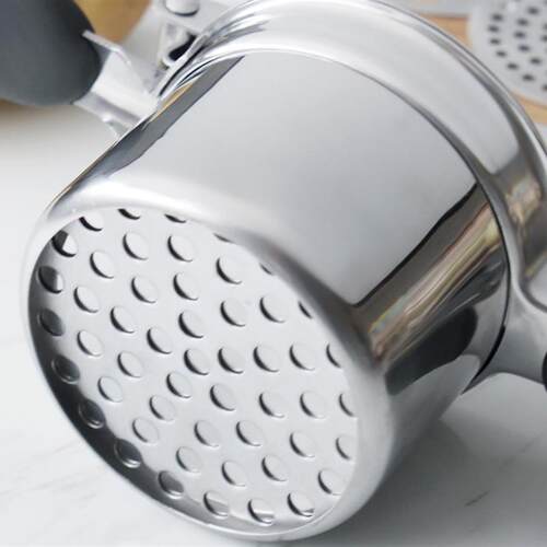 Stainless Steel Potato Ricer with 3 Interchangeable Fineness