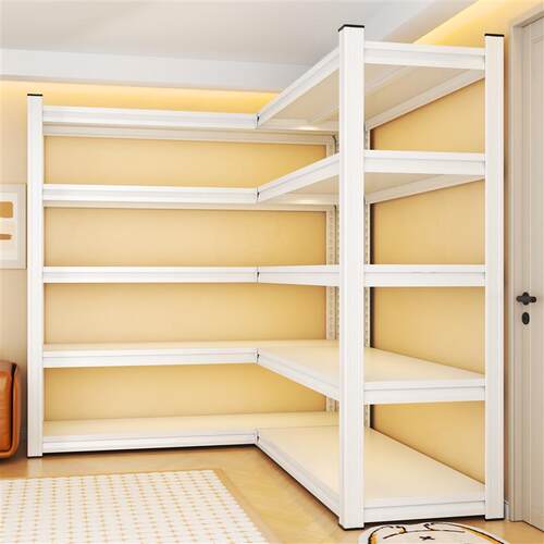 Corner L-shaped storage rack, right angle combination rack