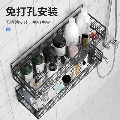 Bathroom corner rack storage Shower racks shelf No punching