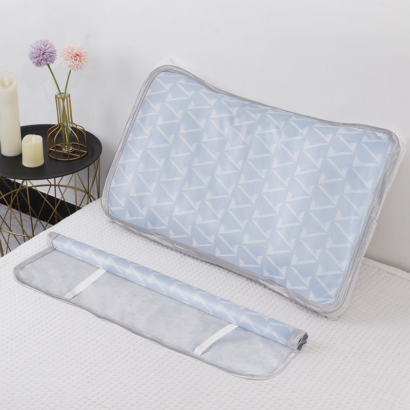 夏季冰丝枕头枕巾一对装可机洗水洗单人凉席枕片学生宿舍枕席,床上用品,枕套,淘宝优惠券,粉丝福利购,淘宝优惠卷