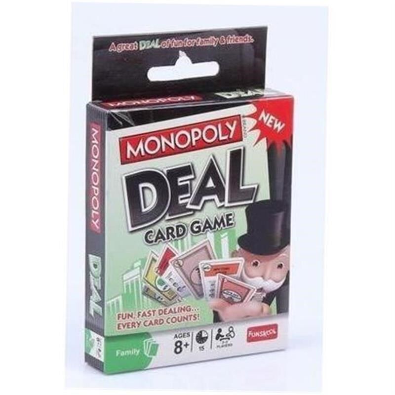 English VErsion MonoPoly DEal CarD Play CarD Toy PuzzlE FaM图片