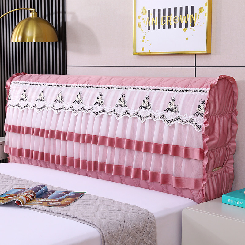 全包新款牀头罩保护防尘罩软包夹棉加厚实木牀头通用中式子,居家布艺,床头罩,淘宝优惠券,粉丝福利购,淘宝优惠卷