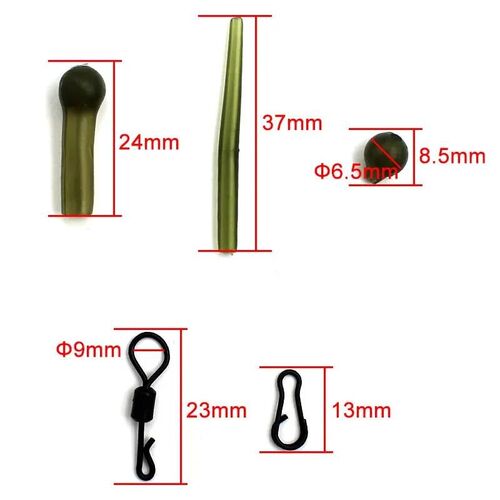 Carp Fishing Accessories Kit Helicopter Rig Anti Tangle Slee