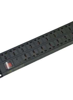 协生机柜PDU防雷空开/1/20/2位101排多孔插座拖线板定制
