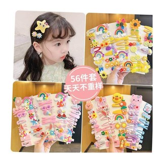 14psc children hair clip side clip cartoon hair accessories