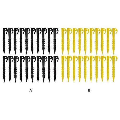20 Pieces Tent Nails Ground Pegs Rainproof Cloth Portable