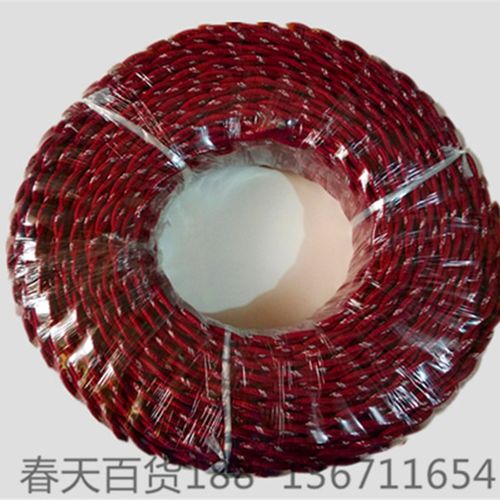 剧组用老式布花电线 麻花线  布花线 紫花线 灯头线 绞线2*芯