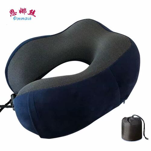 Slow Rebound Memory Foam U-shaped Pillow for Storage Travel