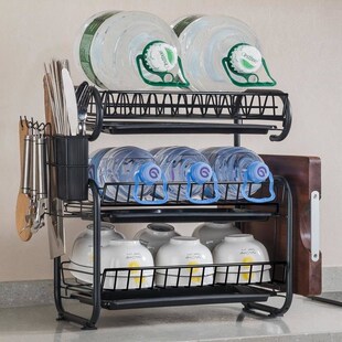 dish drying rack storage kitchen cup holder organizer