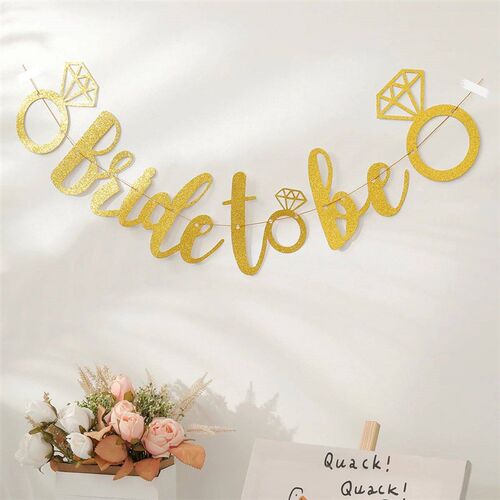 1PC Bride to be Banner Single Party Engagement Bride Banner