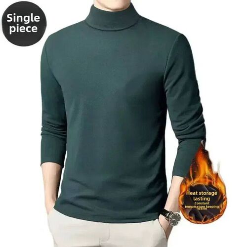 Winter Thickened Inner Fleece-lined Mens /turtle Neck Warm