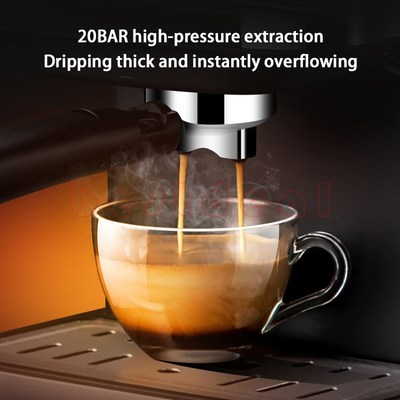 English Espresso Coffee Maker 20 Bar Latte Mocha 意式咖啡机