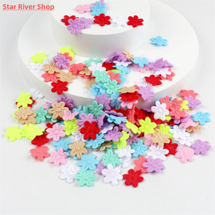 Wedding Craft 100pcs petal DIY Sewing Embossing Five Flower