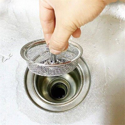 Kitchen Sink Sewer Strainer Basin Drain Stopper Stainless