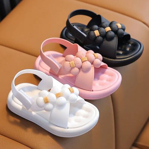 Childrens Sandals Summer Girls 2023 New Girls Soft Sole An
