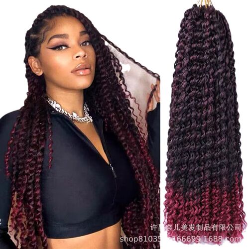 Instock Clearance Passion Twist Crochet Hair Synthetic Water