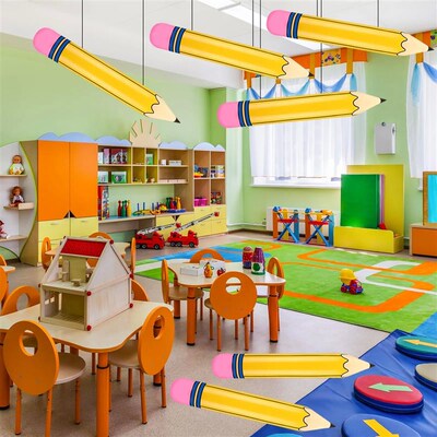 Giant Inflatable Pencil Balloon Hanging School Classroom Gar
