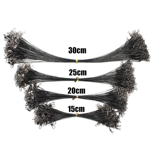 Aorace 15/20/25/30/50cm Stainless Steel Wire Leader Fishing