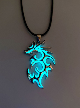 Vintage Punk Luminous Glowing In The Dark Moonstone Dragon