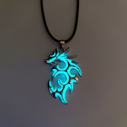 Vintage Punk Luminous Glowing In The Dark Moonstone Dragon