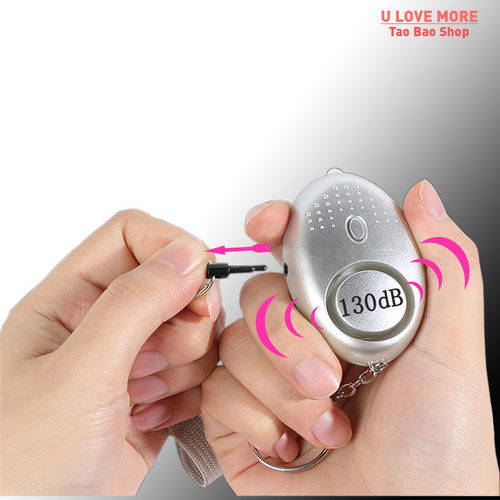 Self Defense Alarm 130dB Anti-wolf Girl Child Women Security