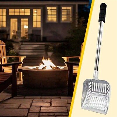 Ash Shovel For Wood Stove Stainless Steel Coal Scoop