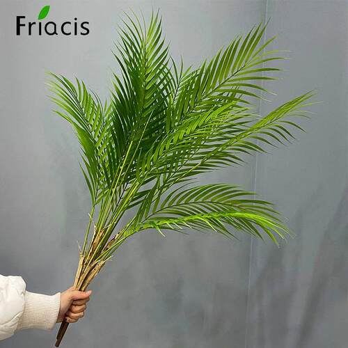88 CM Tropical Artificial e Plants Palm Leaves Plastic Branc